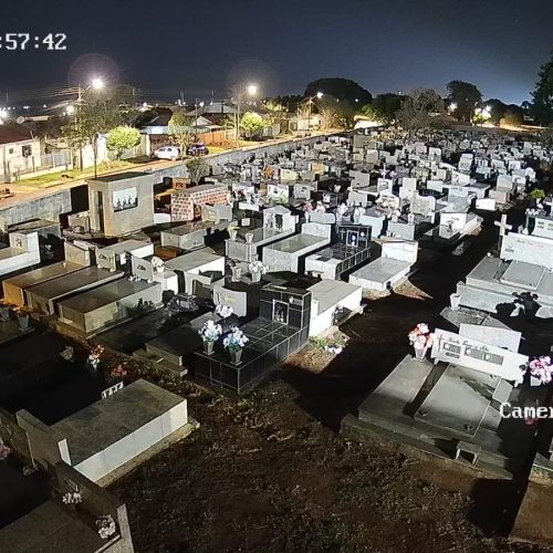 Muralha Digital: Cemitério Municipal de Campo Mourão tem vigilância monitorada por câmeras