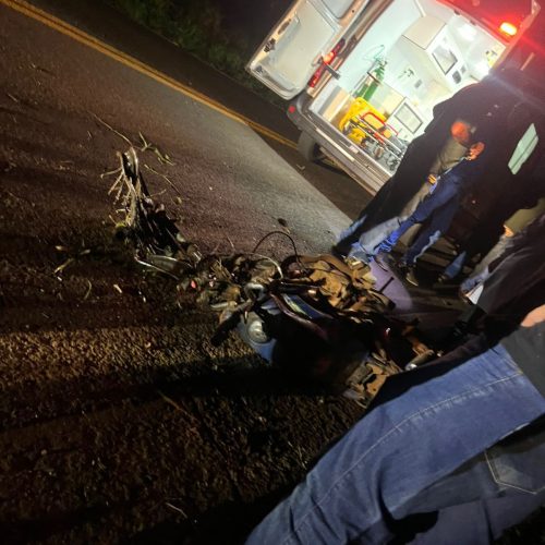 Acidente Fatal na PR-460: Motociclista Morre em Colisão Próximo a Nova Cantu