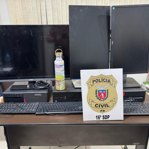 Polícia Civil recupera objetos furtados do Conselho Tutelar em Campo Mourão