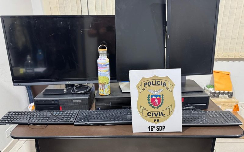 Polícia Civil recupera objetos furtados do Conselho Tutelar em Campo Mourão