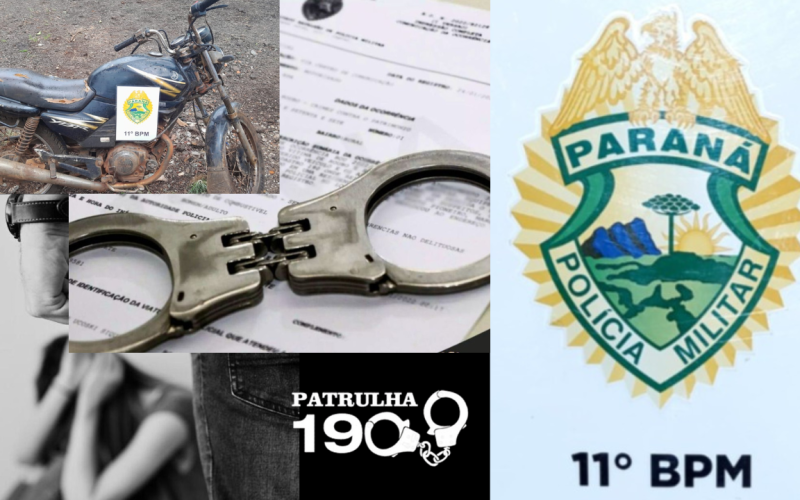 11º Batalhão da PM registra prisões e apreensões durante o fim de semana na região