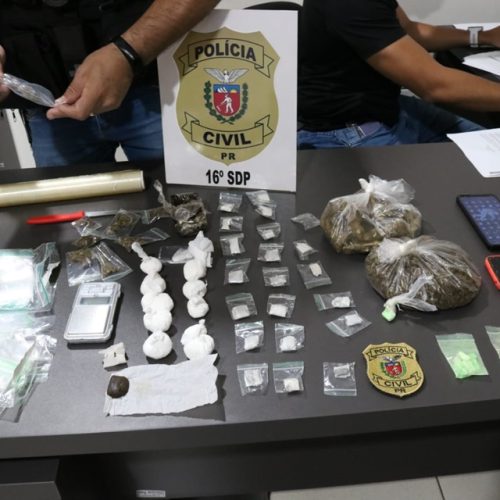 Polícia Civil fecha ponto de distribuição de drogas no Fortunato Perdoncini
