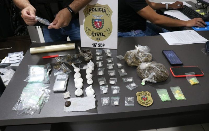 Polícia Civil fecha ponto de distribuição de drogas no Fortunato Perdoncini