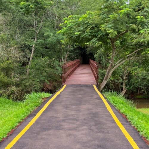 Parque do Lago é reaberto para caminhadas após melhorias na pista