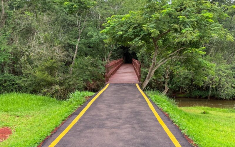 Parque do Lago é reaberto para caminhadas após melhorias na pista