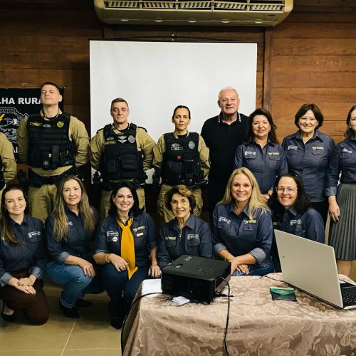 Patrulha Rural do 11°BPM ministra palestra sobre segurança no campo em Campo Mourão