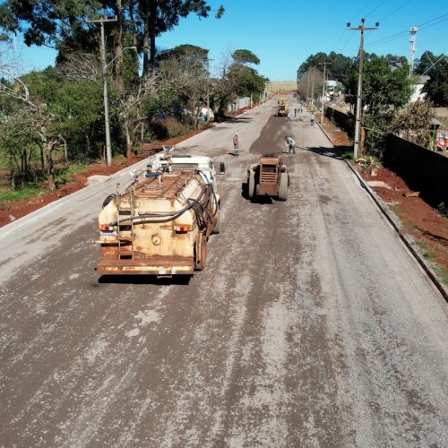 Prefeitura de Campo Mourão atinge 92% de conclusão das obras de pavimentação no Parque Industrial