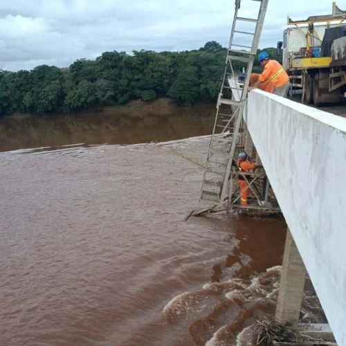 Ponte sobre o Rio Ivaí terá tráfego liberado em outubro, na região de Campo Mourão