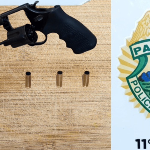 Homem é preso por posse ilegal de arma de fogo após disparos em Campo Mourão