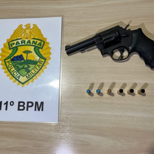 Em Roncador, homem é preso por porte ilegal de arma de fogo