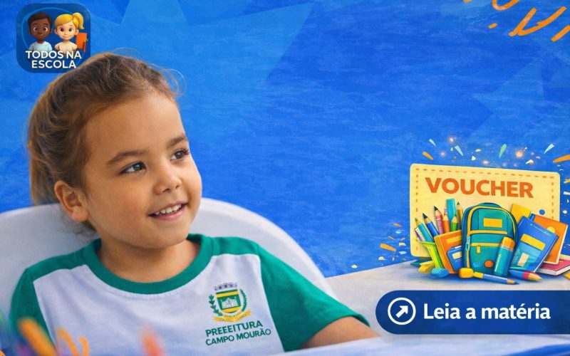 Prefeitura de Campo Mourão começa distribuir vouchers para kits de uniformes escolares grátis a partir desta semana