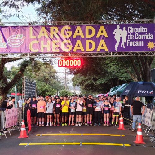 Prefeitura abre inscrições para a 3ª etapa do Circuito de Corridas FECAM em Campo Mourão