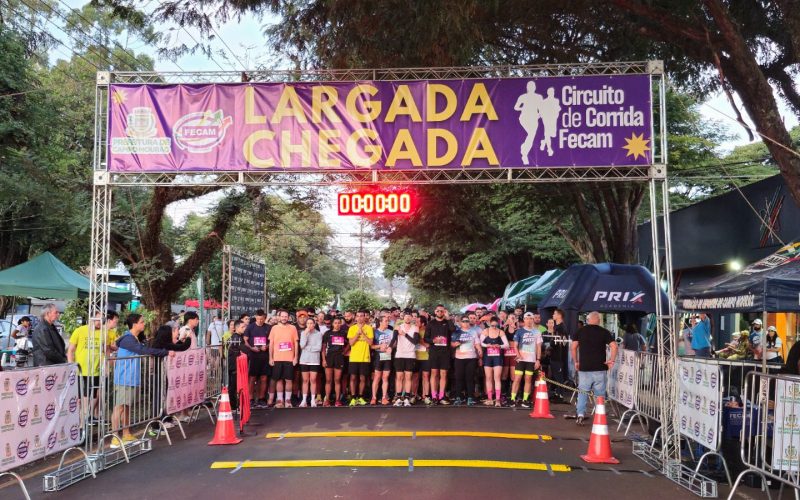 Prefeitura abre inscrições para a 3ª etapa do Circuito de Corridas FECAM em Campo Mourão