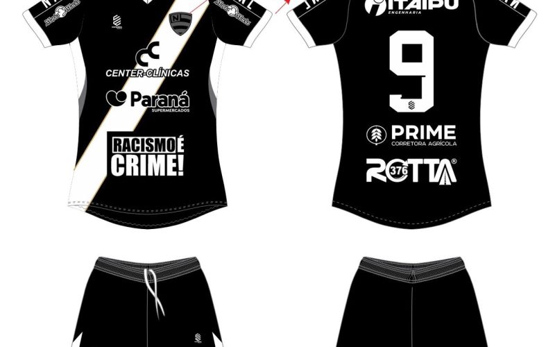 Nacional enfrenta o Athletico Paranaense com uniforme em alusão ao combate ao racismo