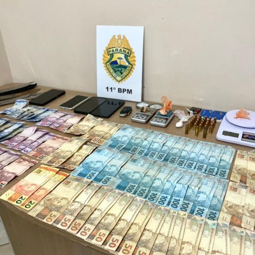 Campo Mourão: Polícia Prende Dois Suspeitos por Receptação, Adulteração de Sinal e Posse de Drogas e Munição