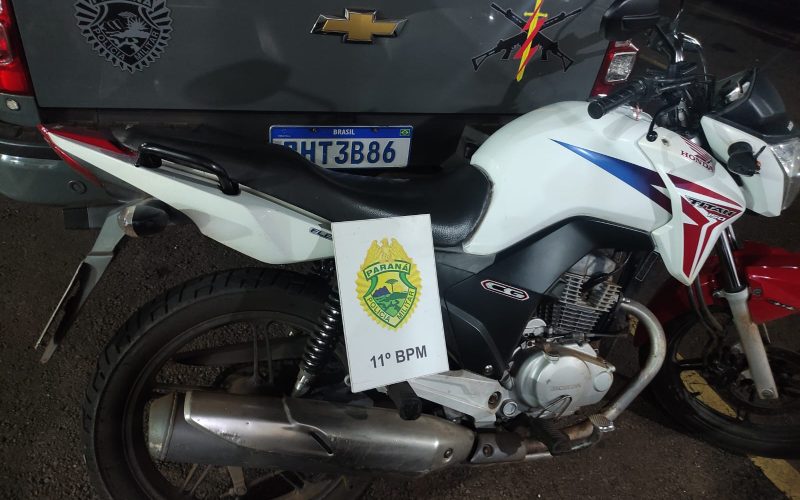 Homem é preso por receptação com moto furtada em Campo Mourão