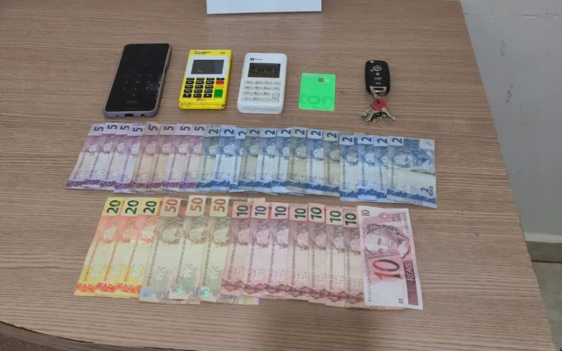 Policial de folga e equipes da PM prendem assaltante de motorista de aplicativo e recuperam carro em Campo Mourão