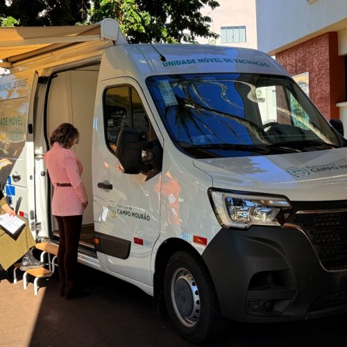 Unidade Móvel de Vacinação leva imunização contra a gripe à Casa do Empreendedor nesta quarta-feira