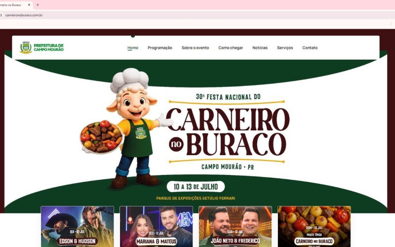 Carneiro no Buraco ganha site oficial com informações completas sobre a festa