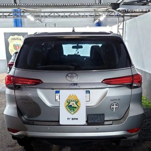 Veículo furtado em Campo Mourão é recuperado em Araruna