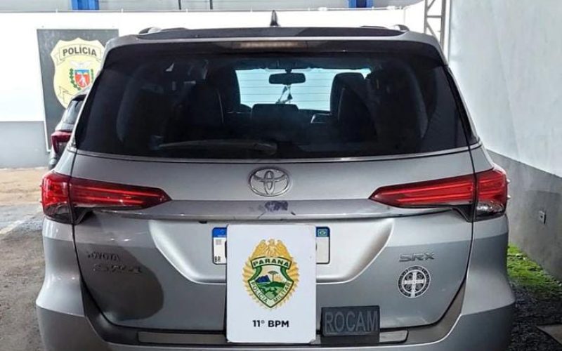 Veículo furtado em Campo Mourão é recuperado em Araruna