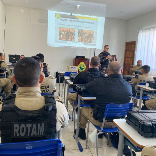 11º BPM realiza instrução para habilitação de operadores de arma de incapacitação neuromuscular – TASER 10