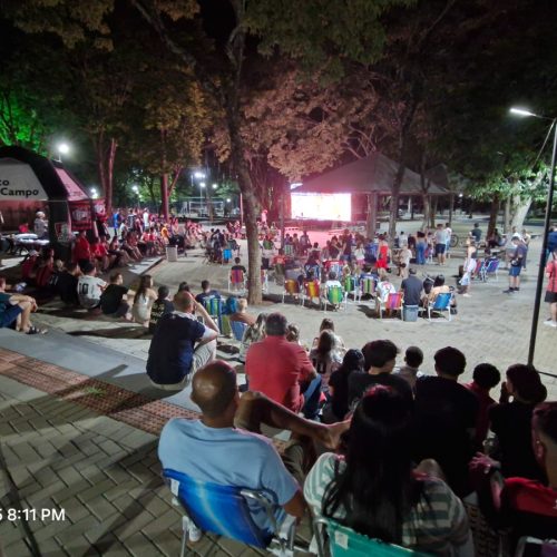 Prefeitura de Campo Mourão instala telão para transmissão da final da Série Ouro do Paranaense de Futsal