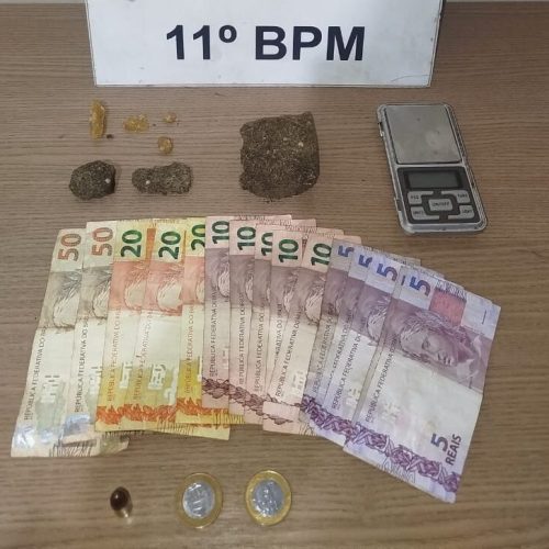 Homem é preso por tráfico de drogas e posse de munição restrita em Campo Mourão