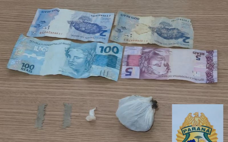 Polícia Militar prende jovem por tráfico de drogas no Jardim Aeroporto