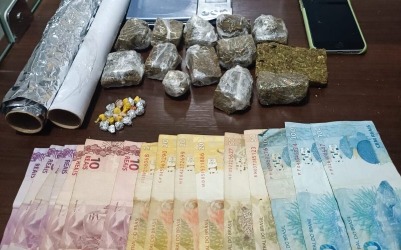 Polícia apreende drogas e dinheiro em operação no Centro de Peabiru