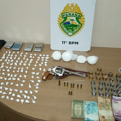 Homem é preso e adolescente é apreendido por tráfico de drogas em Araruna