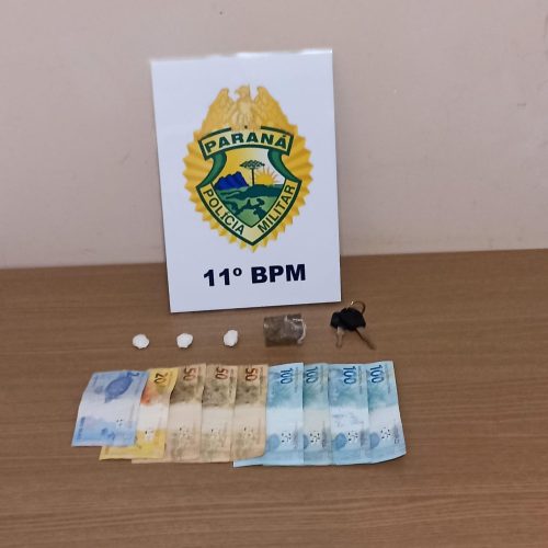 Homem é preso por tráfico de drogas no Jardim Bandeirantes em Campo Mourão