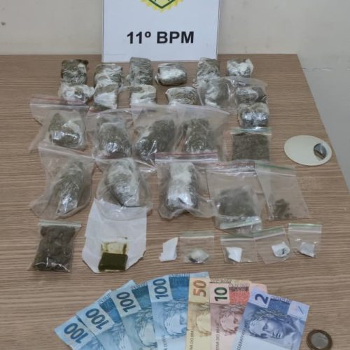 Homem é preso por tráfico após perseguição em alta velocidade no centro de Campo Mourão