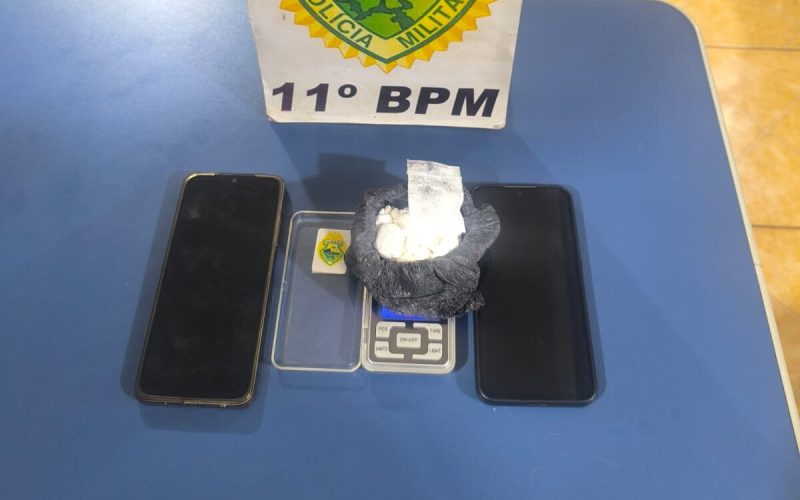 Polícia prende trio por tráfico de drogas em abordagem na área rural de Engenheiro Beltrão