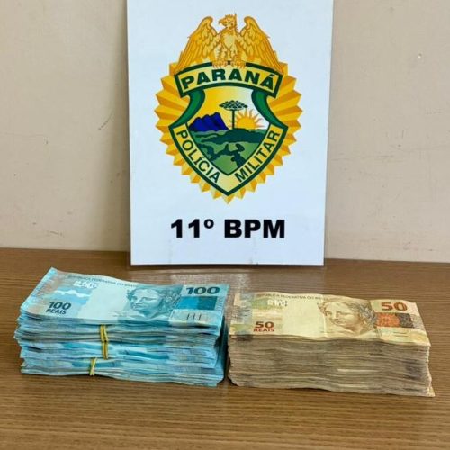 Gerente de banco é preso na BR-369 após furtar R$ 45 mil de agência e ameaçar tirar a própria vida
