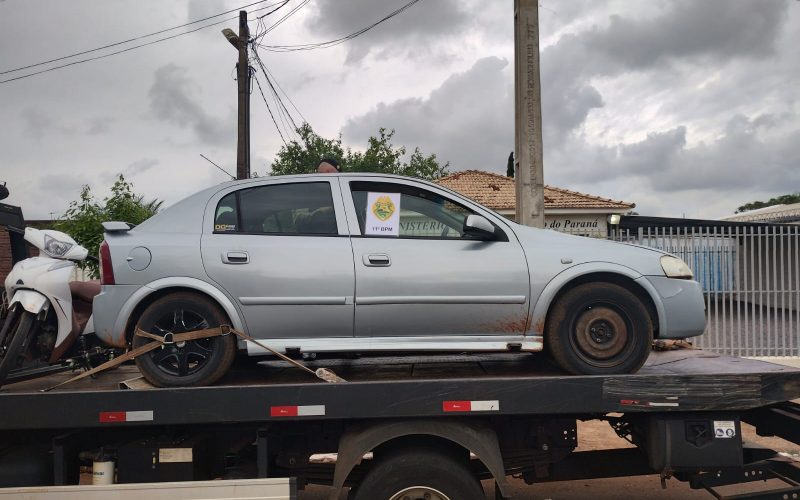 Polícia Militar recupera veículos roubados na região de Araruna