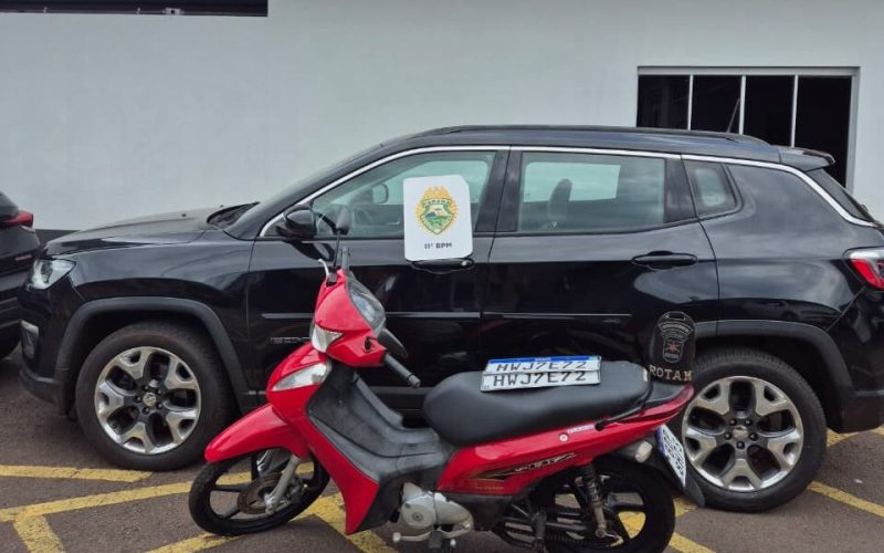 PM recupera veículos roubados e prende suspeito em Campo Mourão