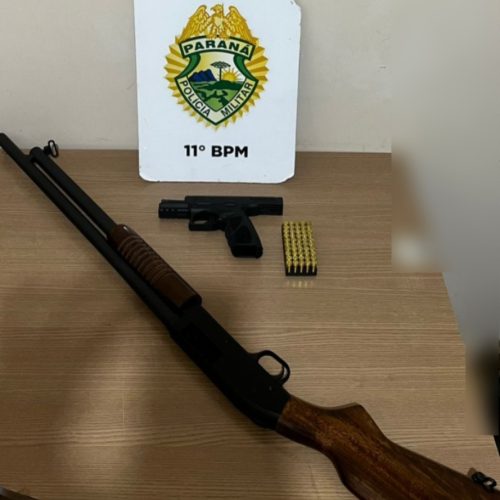 Tentativa de Suicídio e Violência Doméstica Resultam em Prisão e Apreensão de Armas em Campo Mourão