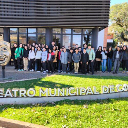 Secretaria de Cultura de Campo Mourão recebe visita técnica de estudantes de Cianorte