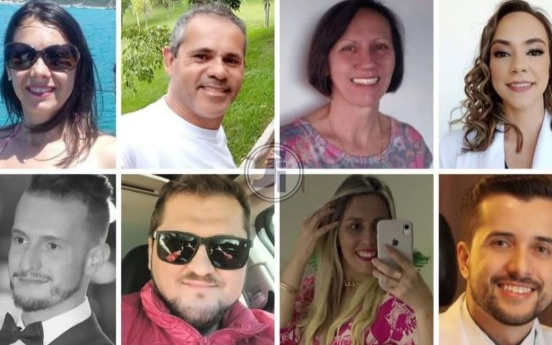 IDENTIFICAÇÃO DAS OITO VITIMAS FATAIS DO ACIDENTE DO BALÃO QUE CAIU EM PRAIA GRANDE NO SUL DE SANTA CATARINA